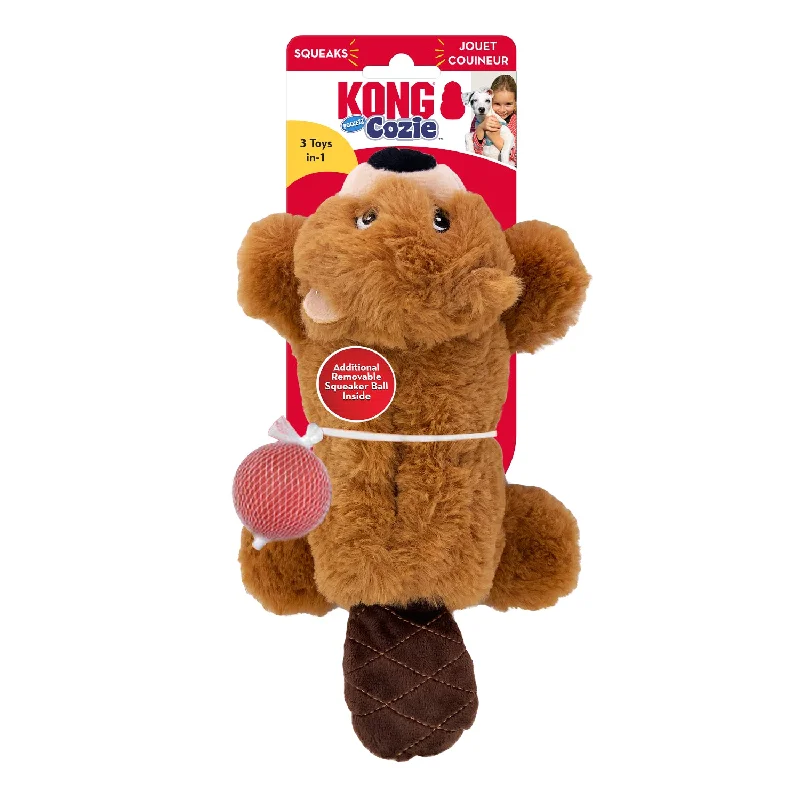 anti-skid pet feeding mat-KONG Cozie Pocketz Beaver