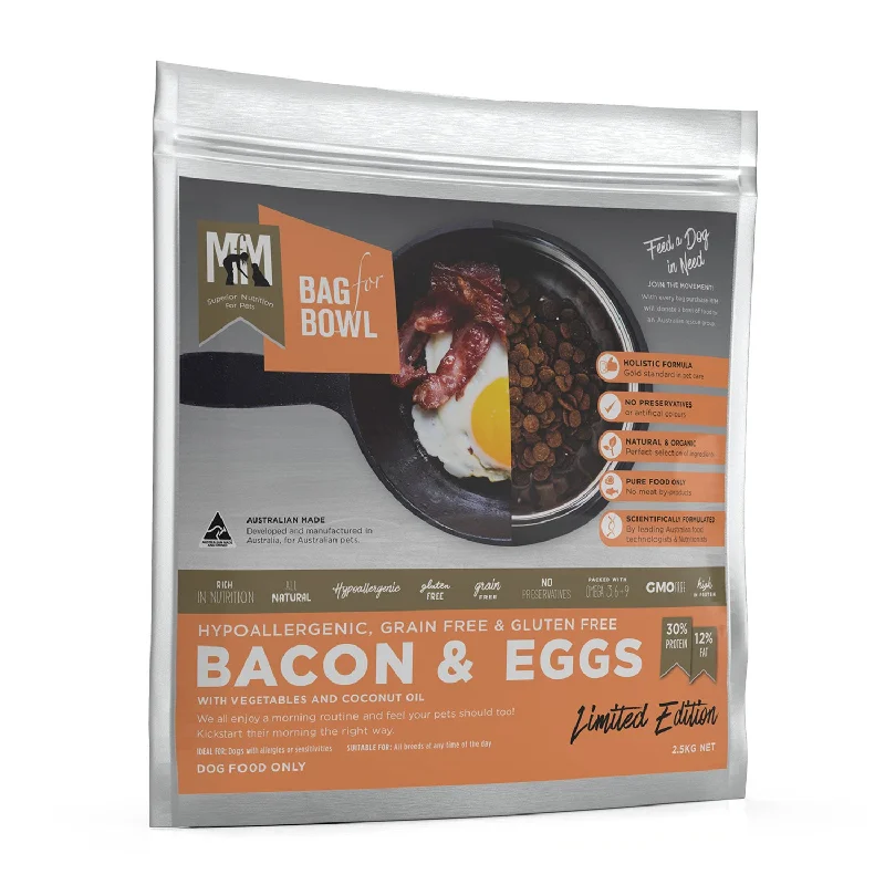 rabbit chew-proof cage-Meals for Mutts Grain Free Bacon & Eggs Adult Dry Dog Food