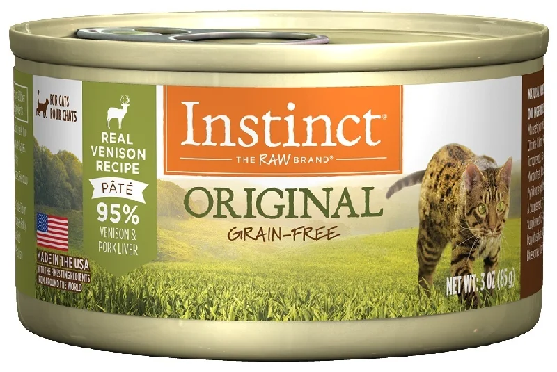 scratch-resistant rabbit playpen liner-Instinct Grain-Free Venison Formula Canned Cat Food