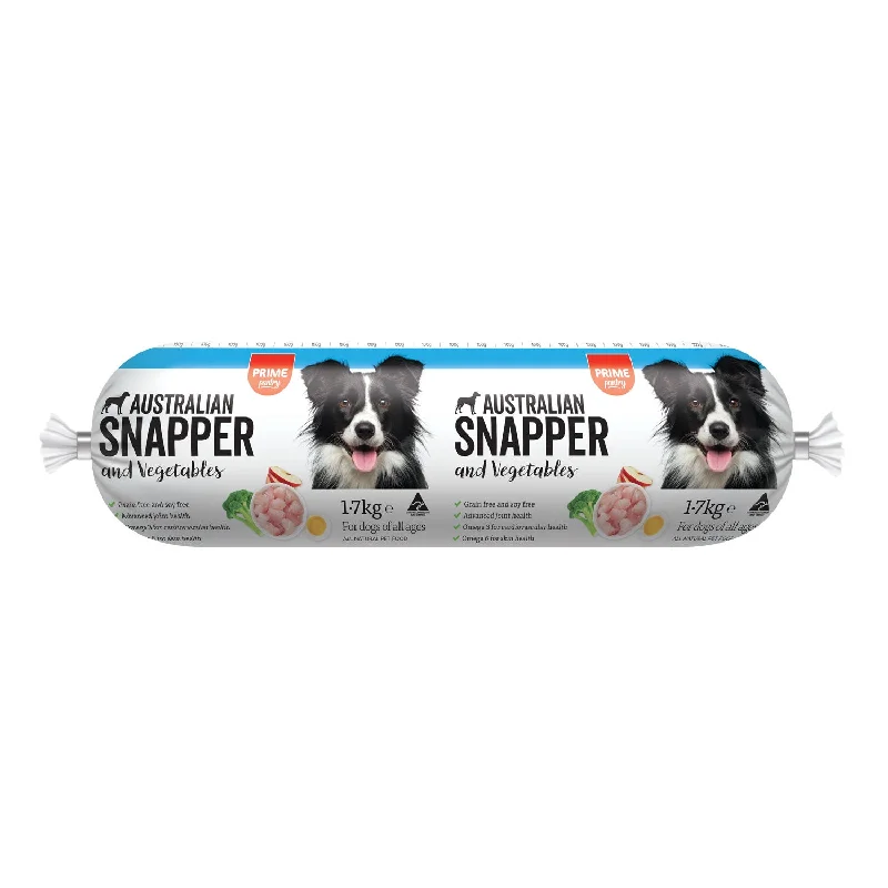 odorless eco-friendly dog wipes-Prime Pantry Australian Snapper & Vegetables Dog Roll 1.7kg