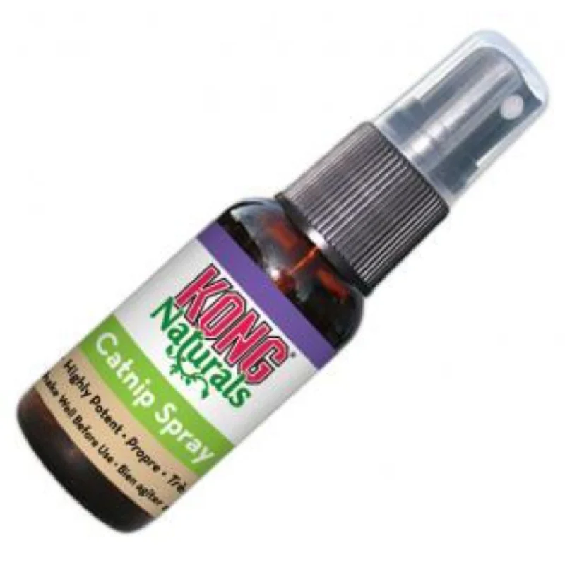 automatic pet self-grooming brush-KONG Naturals Catnip Spray 30ml