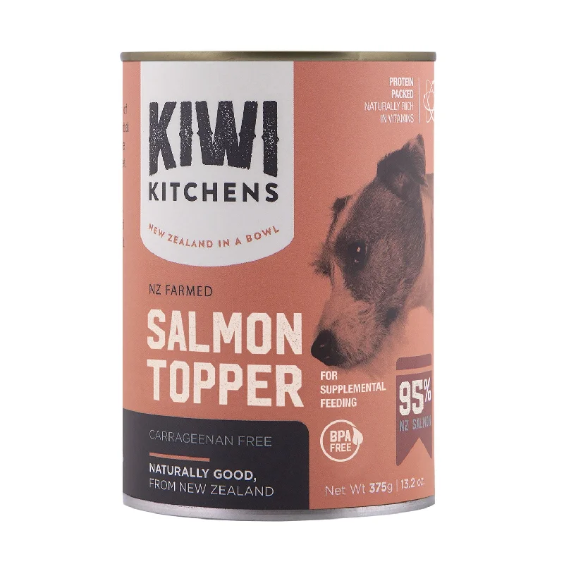 space-saving dog toy storage-Kiwi Kitchens Salmon Topper Adult Wet Dog Food