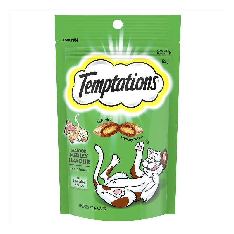 odor-absorbing rabbit bedding-Temptations Seafood Medley Cat Treats