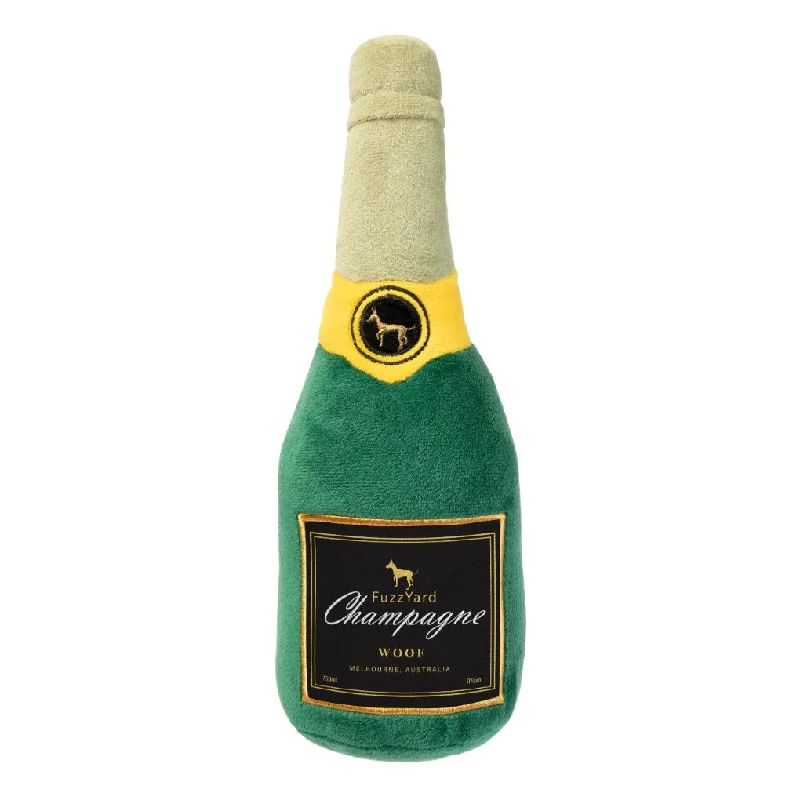 dog-friendly probiotic supplement-Fuzzyard Plush Dog Toy Champagne