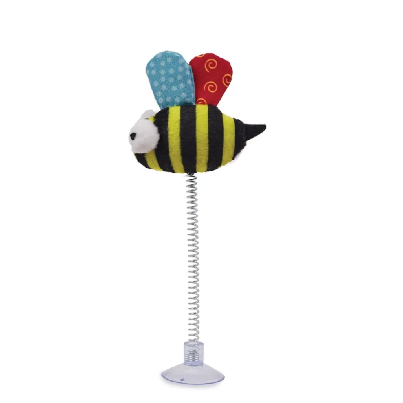 hamster digging tower-Kazoo Bouncy Bee Cat Toy