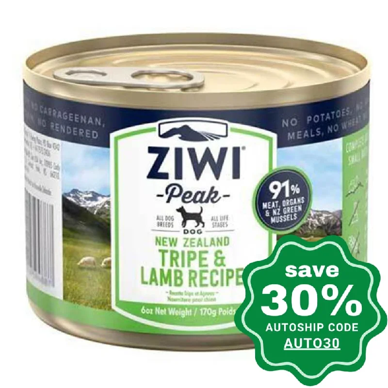 chew-resistant hamster wheel-Ziwipeak - Moist TRIPE & LAMB Recipe Canned Dog Food - 170G (min. 12 cans)