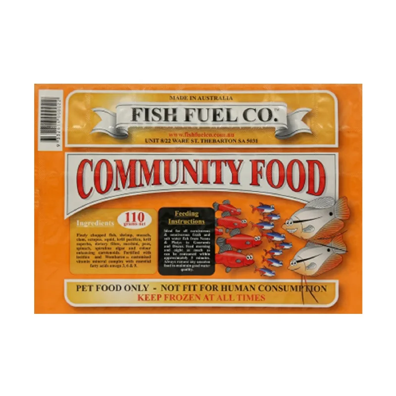 odorless fish tank maintenance set-Fish Fuel Co Community Frozen Fish Food 110g