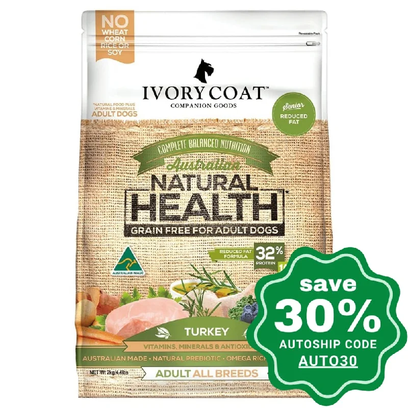 pet-safe disinfecting spray-Ivory Coat - Dry Food for Senior Dogs - Grain-Free Reduce Fat Turkey Recipe - 2KG