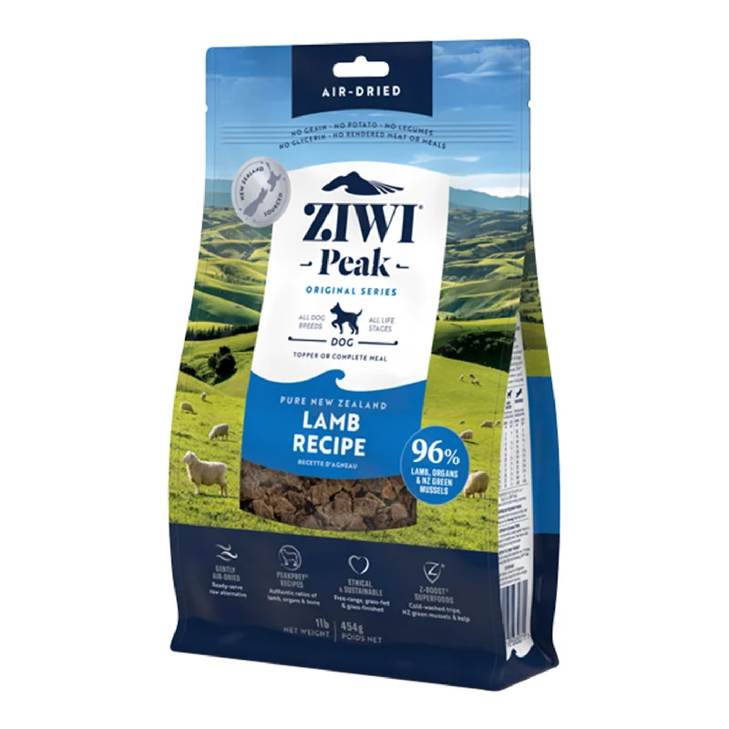 pet-friendly essential oils-ZIWI Peak Lamb Air Dried Dry Dog Food