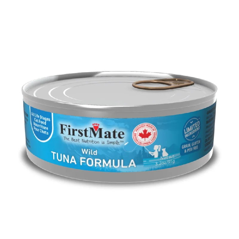 automatic bird bath cleaner-FirstMate Grain Free Wild Tuna Formula Canned Cat Food 91g