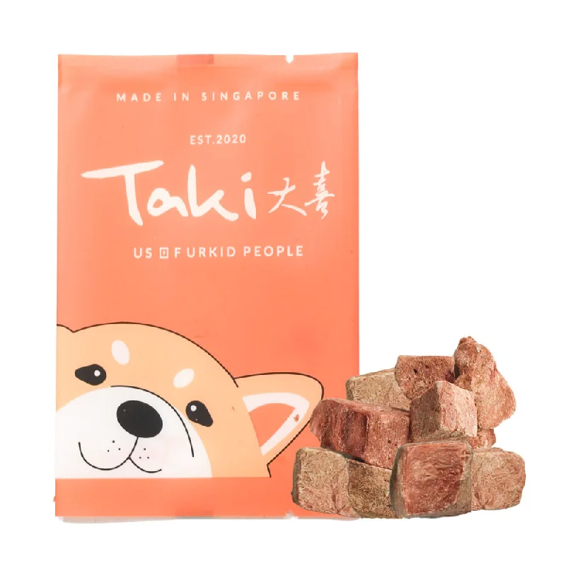 cat scratch-resistant sofa cover-Taki Beef Liver Grain-Free Freeze-Dried Treats For Cats & Dogs (1 Packet) 10g