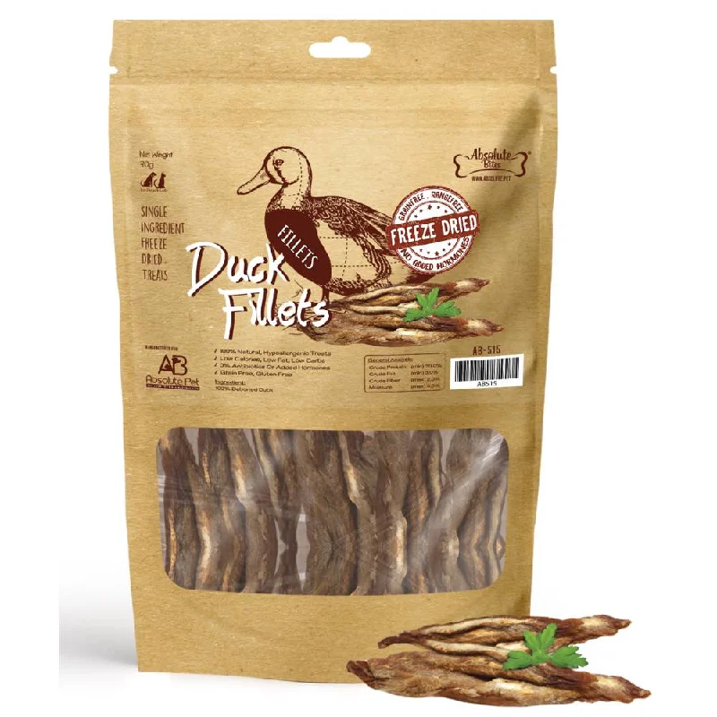 extra-durable dog rope toy-33% OFF: Absolute Bites Duck Fillets Freeze Dried Treats For Cats & Dogs 70g