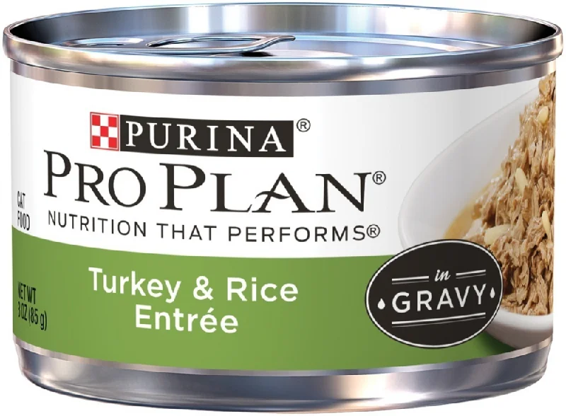 chew-resistant outdoor dog house-Purina Pro Plan Savor Adult Turkey & Rice Entree Canned Cat Food