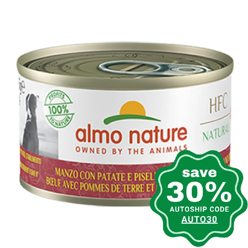 outdoor heated pet shelter-Almo Nature - Wet Food for Dogs - HFC Natural Cuisine - Beef With Potaotes & Peas - 95G (min. 24 Cans)