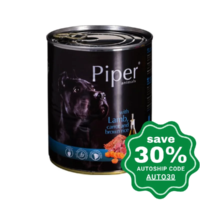 hamster-safe wooden climbing set-Dolina Noteci - Piper Premium Wet Dog Food - Lamb, Carrot & Brown Rice - 400G (Min. 24 Cans)