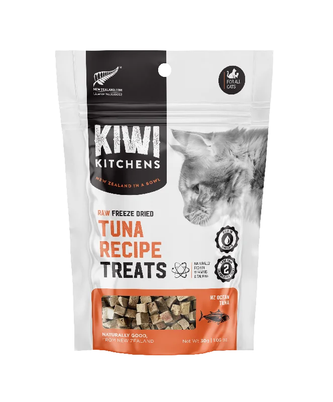 non-toxic bird cage bedding-Kiwi Kitchens Raw Freeze Dried Tuna Recipe Cat Treats 30g