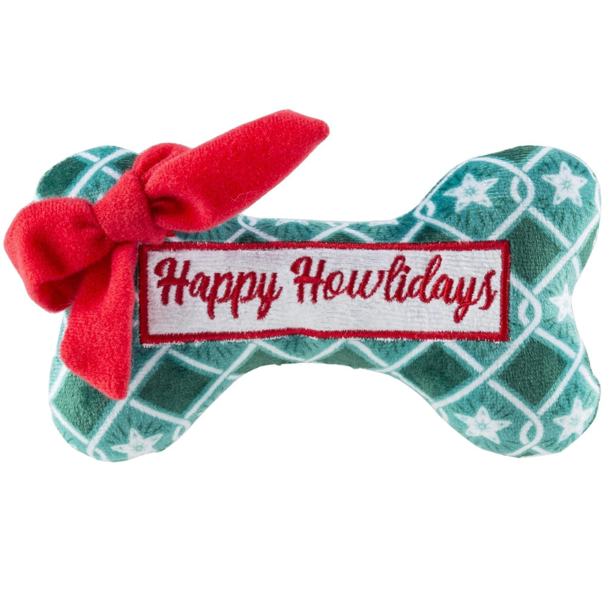 rabbit digging box-Green Stars - Happy Howlidays