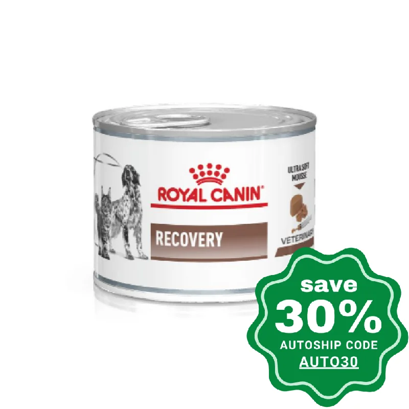 heavy-duty waterproof pet stroller-Royal Canin - Veterinary Diet Recovery Cans for Cats & Dogs - 195G (min. 12 Cans)