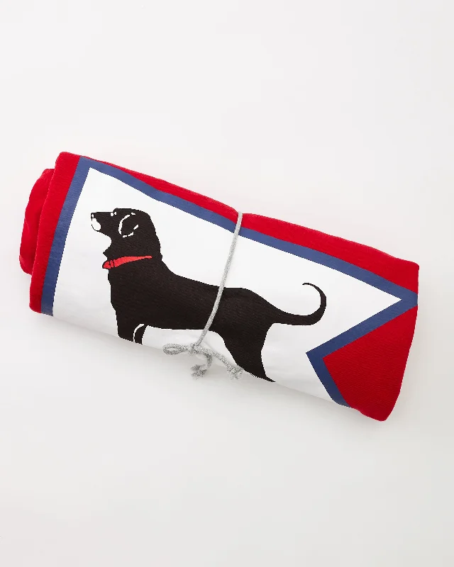 self-cleaning pet fur roller-Burgee Sweatshirt Blanket