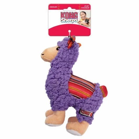 space-saving cat climbing tree-KONG Sherps Llama Dog Toy