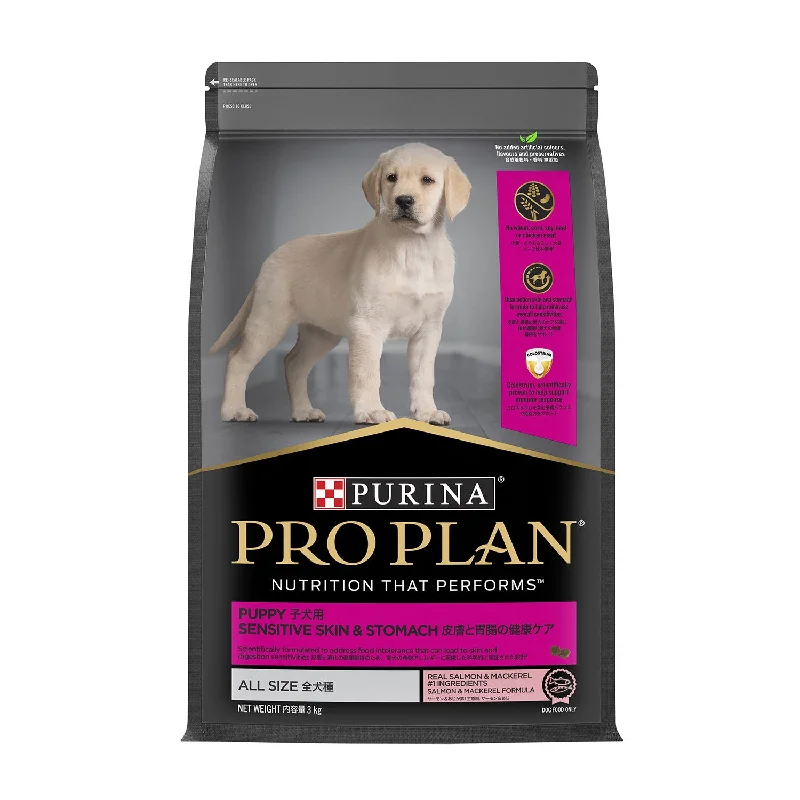 odor-control cat litter pellets-Pro Plan Sensitive Skin & Stomach Salmon & Mackerel Puppy Dry Dog Food