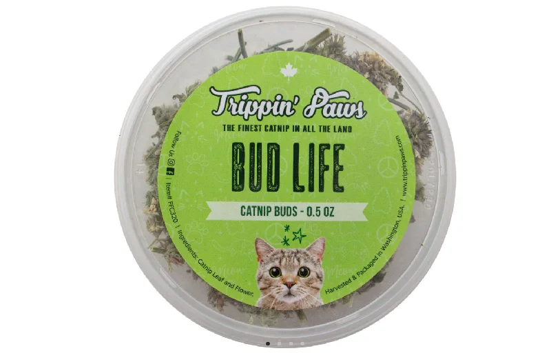 travel-sized pet grooming set-Trippin Paws Bud Life 0.5oz Tin