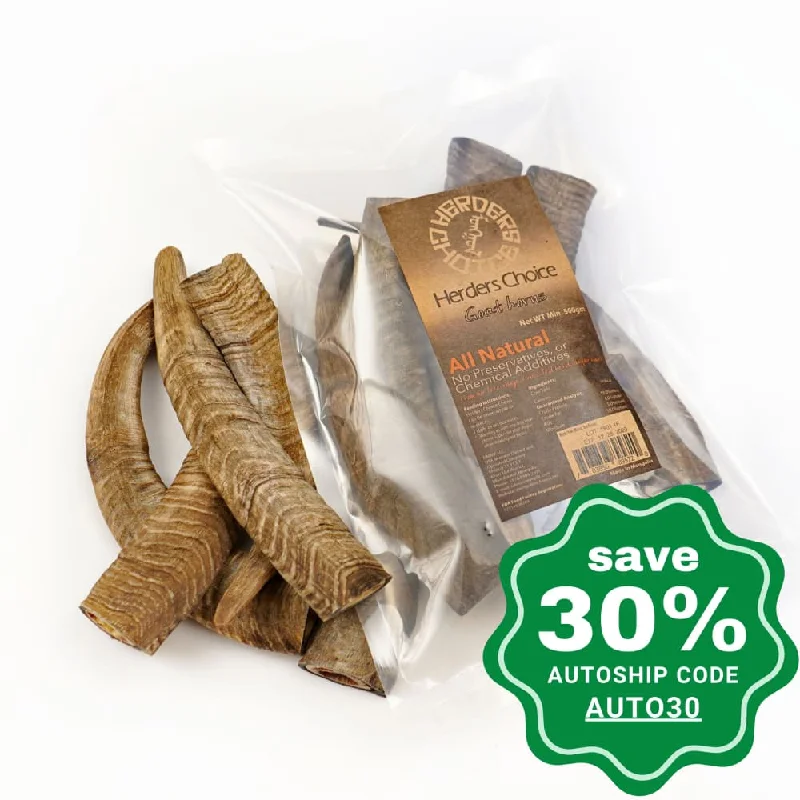 chew-resistant silicone pet toys-Mongolian Chews - Treat for Dogs - Herders Choice Chews - Dried Goat Horn Bulk Pack - 500G