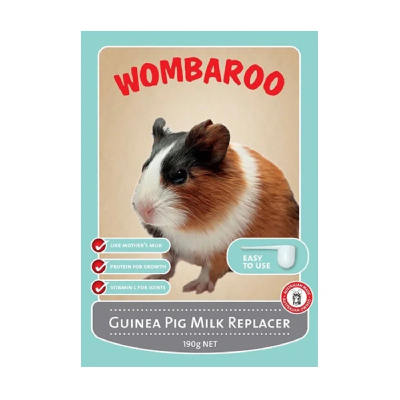 hamster cage cleaning spray-Wombaroo Guinea Pig Milk Replacer 190g