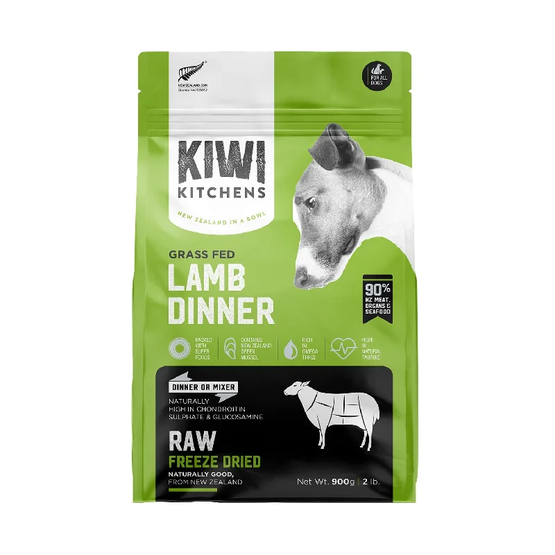 reflective dog safety vest-Kiwi Kitchens Raw Freeze Dried Lamb Dinner Adult Dog Food