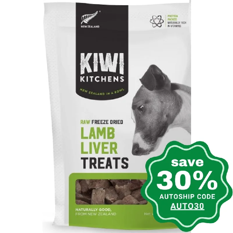 safe herbal flea spray for pets-Kiwi Kitchens - Freeze-Dried Dog Treats - Lamb Liver - 110G