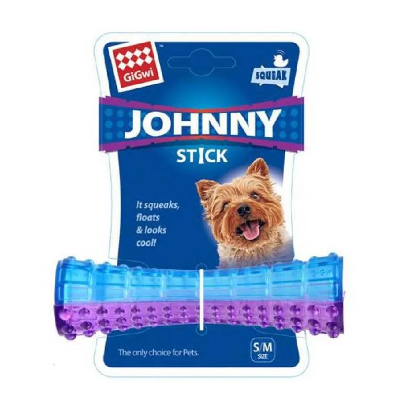 water-resistant dog winter boots-Gigwi Johny Stick Purple Blue Small