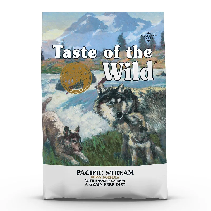 chew-resistant dog frisbee-Taste of the Wild Grain Free Pacific Stream Puppy Dry Dog Food