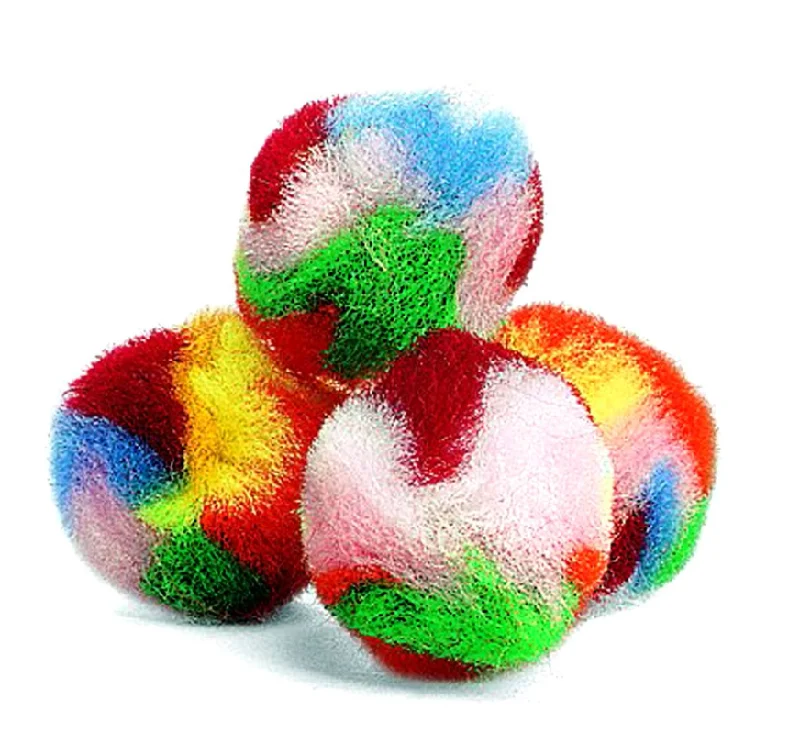 pet-safe all-natural ear cleaner-Ethical Kitty Yarn Puffs 4pk