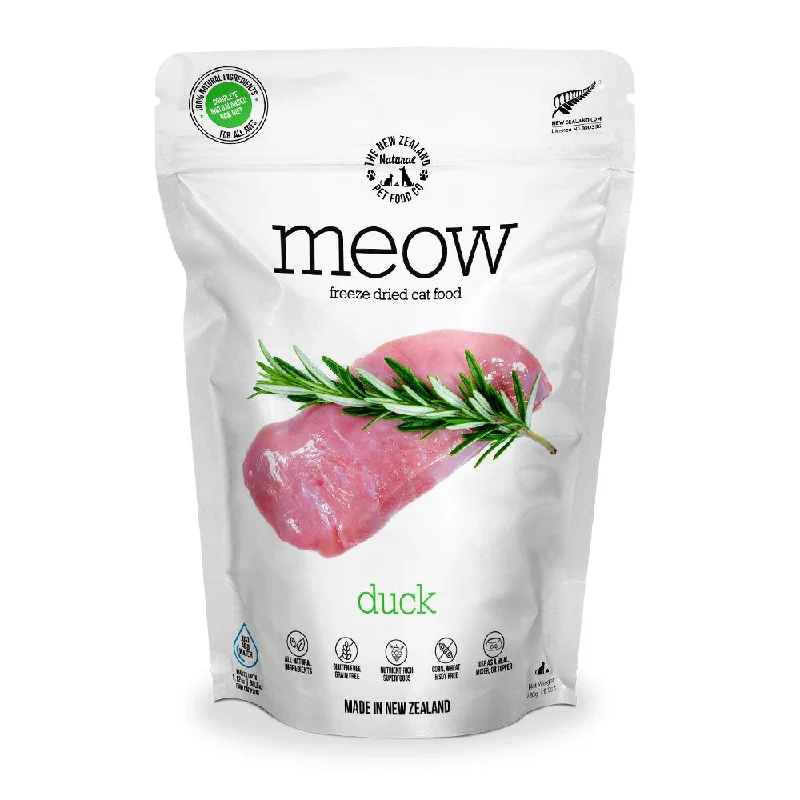 cat tree with hiding spots-'BUNDLE DEAL': MEOW Raw Duck Grain-Free Freeze Dried Raw Cat Food 280g