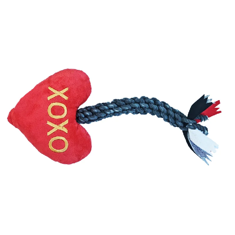 pet-safe natural flea shampoo-Cute Cupid Arrow Dog Toy