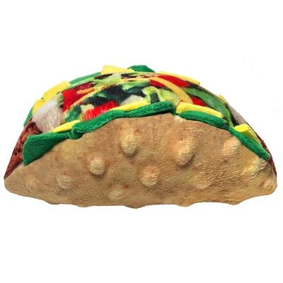 senior dog joint supplement-Power Plush Dog Toy - Taco Tuesday