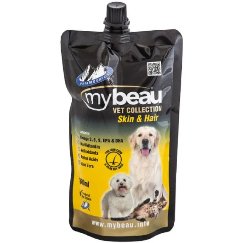 extra-large dog blanket-My Beau Vet Collection Skin & Hair Food Supplement for Dogs and Cats