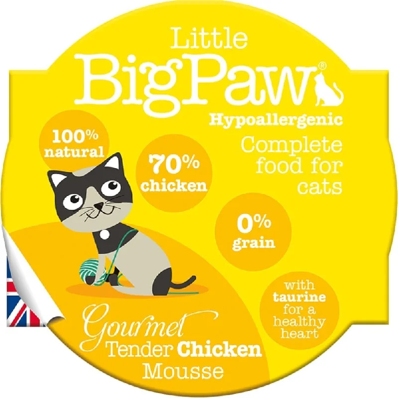 motion-activated pet toy-Little Big Paw Tender Chicken Mousse Cat Wet Food