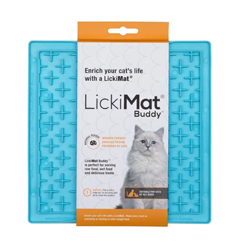 no-splash dog water bowl-LickiMat Classic Buddy for Cats