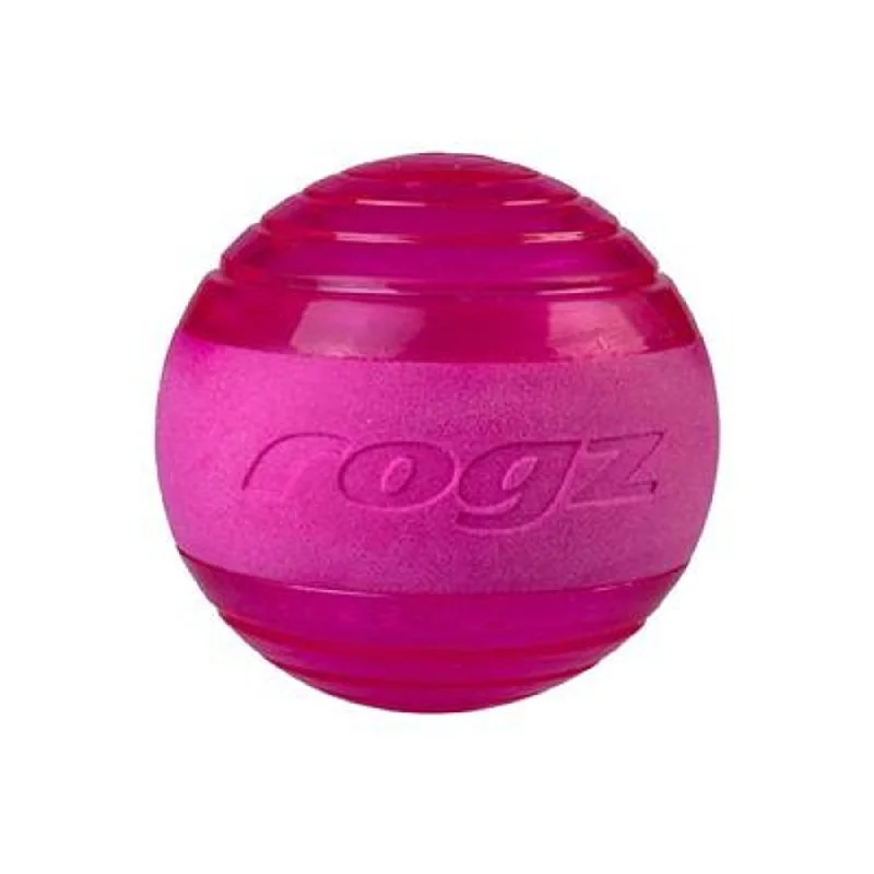 pet cooling vest for summer-Rogz Squeekz Ball Pink