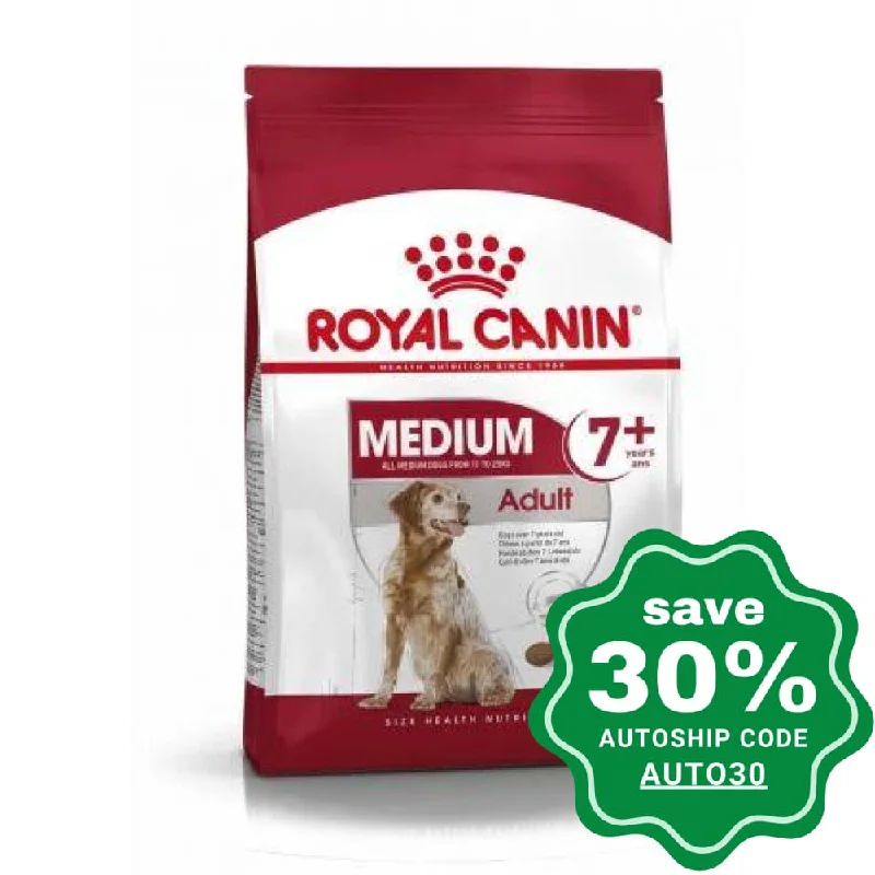 weatherproof dog playhouse-Royal Canin - Medium Adult Dog Food (7+) - 4KG