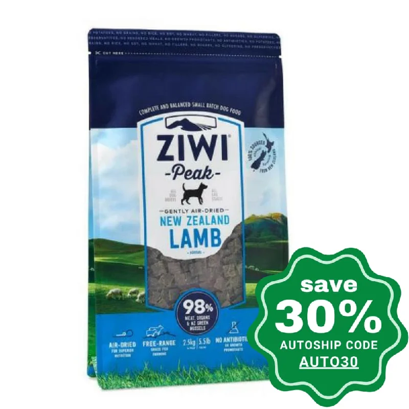 indestructible ball for dogs-Ziwipeak - Air Dried Dog Food LAMB - 2.5KG