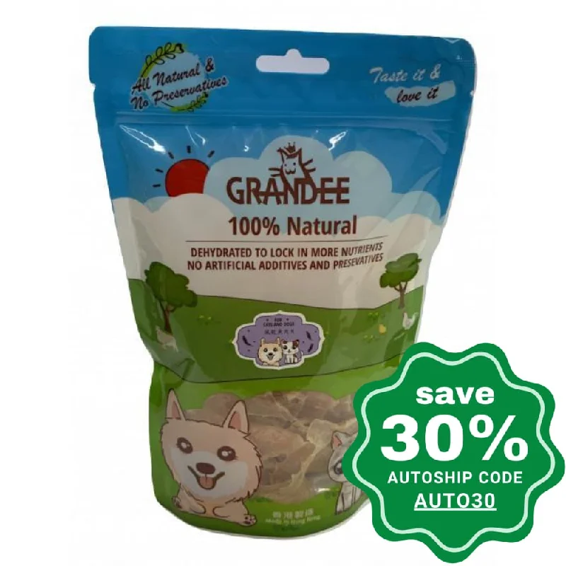 eco-friendly dog chew toy-Grandee - Air-dried Treats For Dogs & Cats - Fish Fillet - 50G