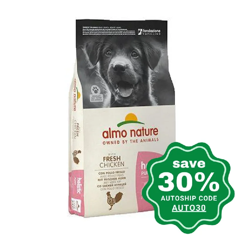 multi-functional pet bed and hideout-Almo Nature - Dry Food for Medium Puppies - Holistic - Chicken - 12KG