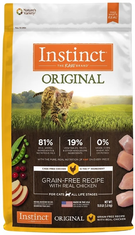 non-toxic fish tank decorations-Instinct Original Grain Free Recipe with Real Chicken Natural Dry Cat Food