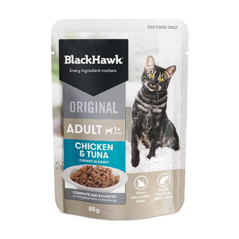 senior dog joint supplement-Black Hawk Chicken & Tuna in Gravy Adult Wet Cat Food