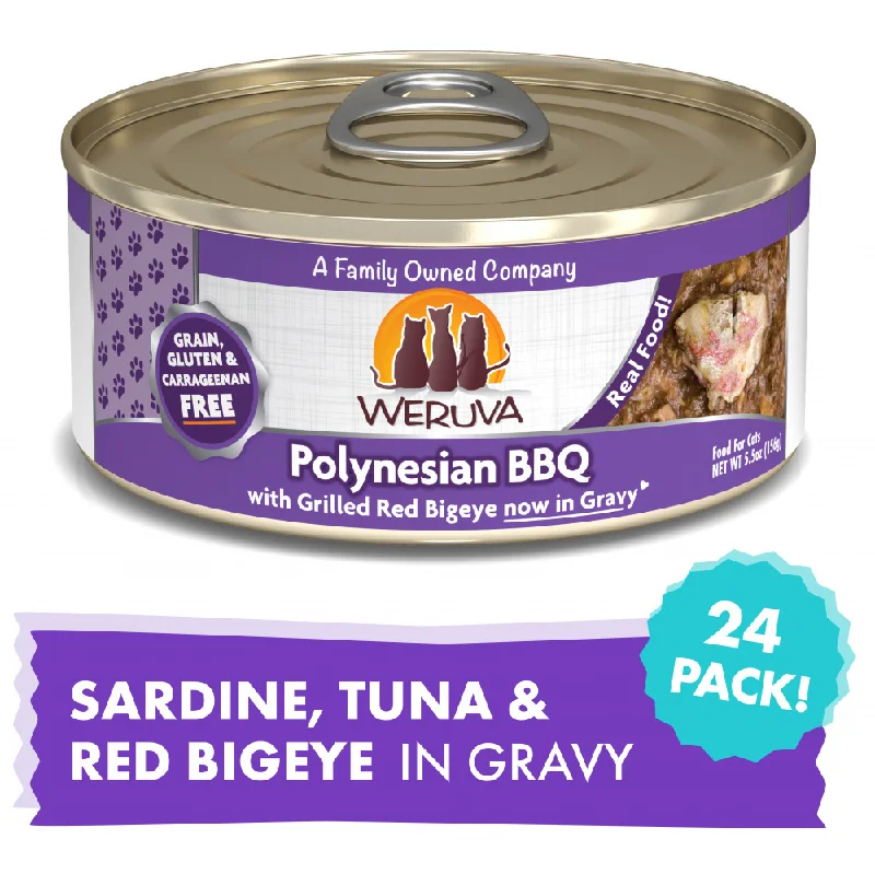 multi-functional pet bed and hideout-Weruva Polynesian BBQ With Grilled Red Big Eye Canned Cat Food