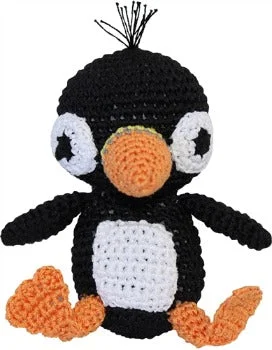 dog-friendly probiotic supplement-Knit Knacks Puffin Penguin