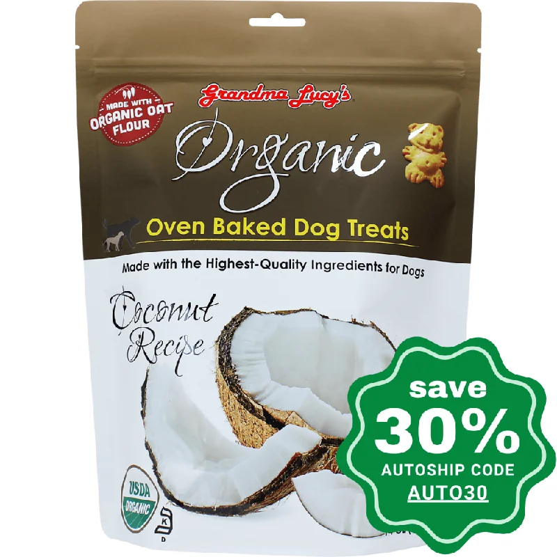 non-slip pet grooming gloves-Grandma Lucy's - Organic Oven Baked Coconut for Dogs - 14OZ