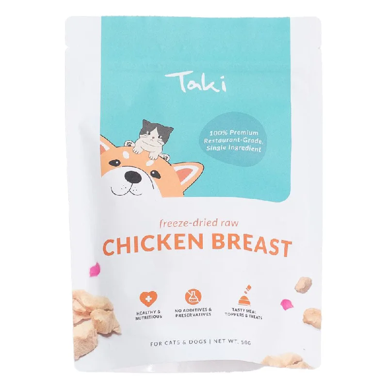 rabbit litter box training kit-Taki Chicken Breast Grain-Free Freeze-Dried Treats For Cats & Dogs 50g